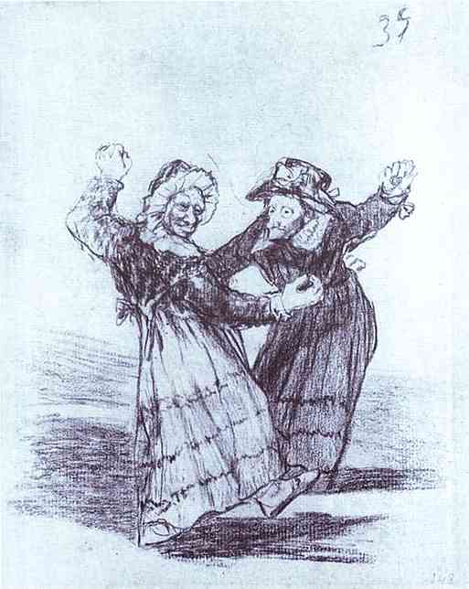 two dancing old friends